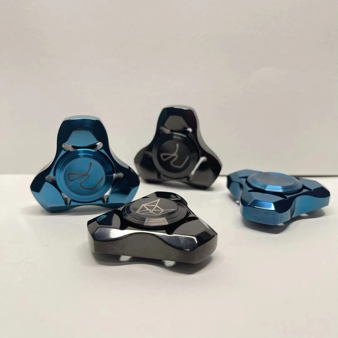 灵狐一代高精密原厂指尖陀螺不锈钢简单持久金属九只手宠粉价