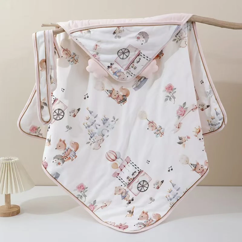 【棉芯语抱被】婴幼儿四季产房抱被居家外出保暖