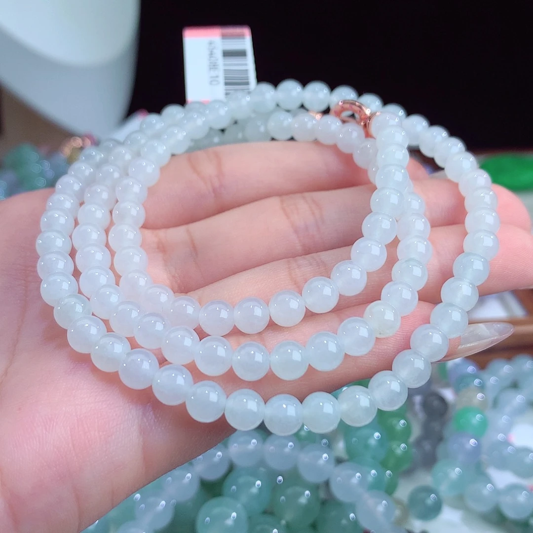 翡翠手链未镶嵌卡6