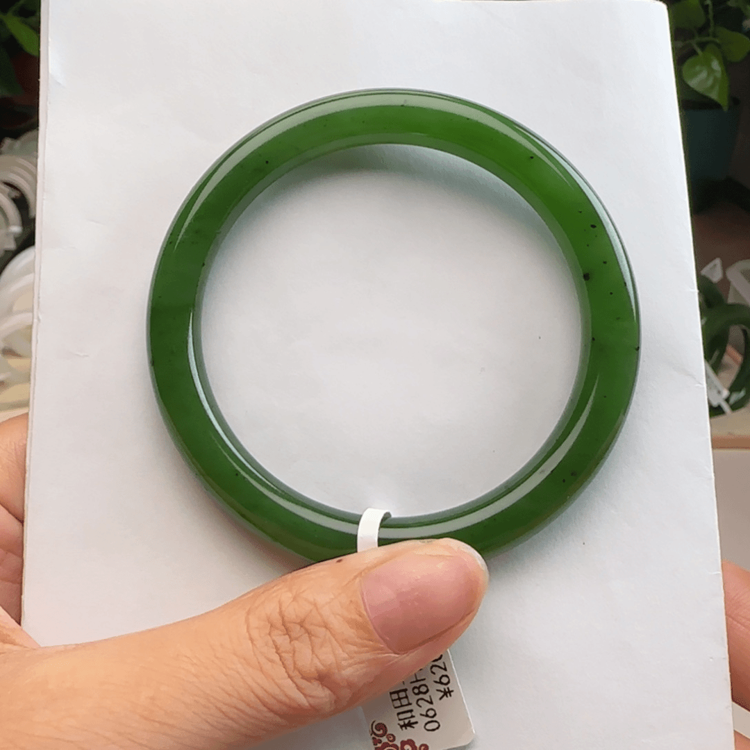 和田玉手镯未镶嵌58-59