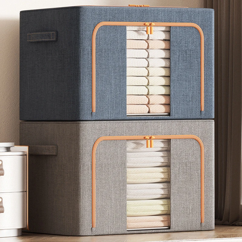 特大号衣柜收纳箱加厚百纳箱衣物大容量储物防潮衣服整理箱可折叠