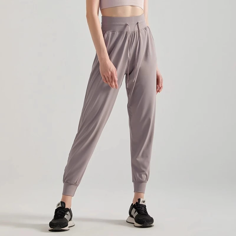 OTSA高腰健身宽松运动裤显瘦束脚跑步休闲速干薄款训练女长裤287