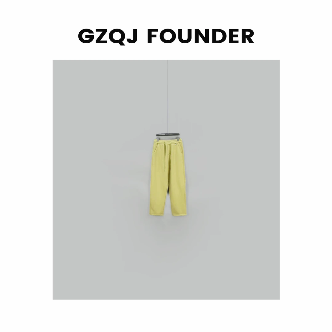 反季！ 【糖果色卫裤】 时尚宽松显瘦设计感直筒休闲卫裤女  056