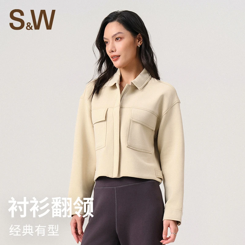 S&W速惟 秋冬日常运动女上衣保暖休闲外套1162