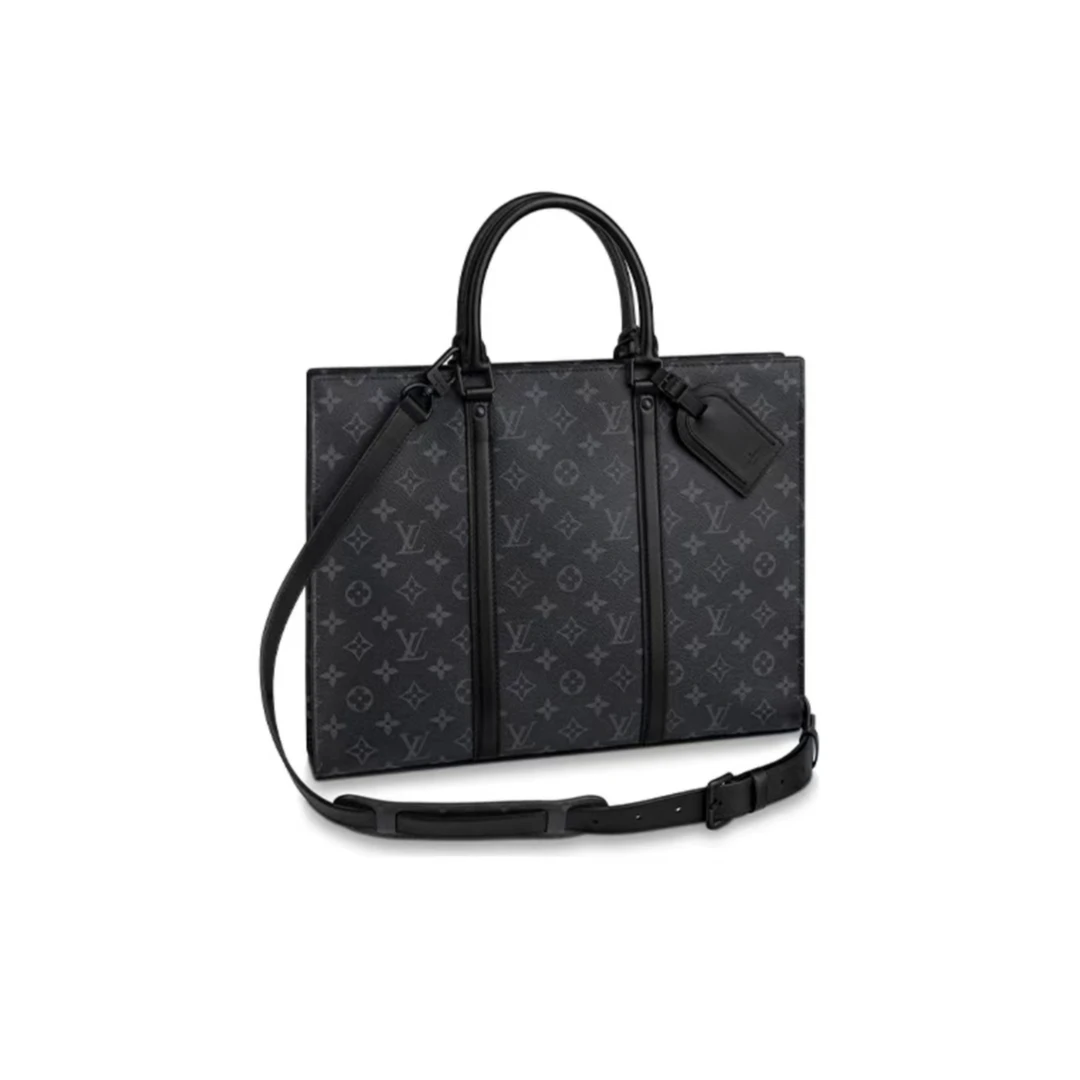 99新 LouisVuitton/路易威登 Sac plat 横版公文手提斜挎包