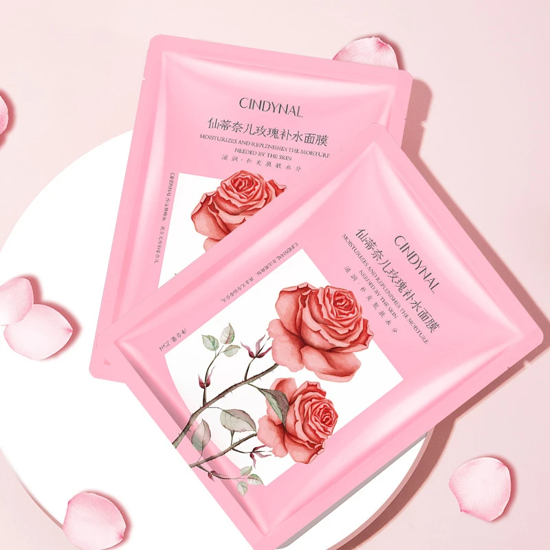 玫瑰面膜片装 仙蒂奈儿补水保湿贴片面膜 面部护理面膜贴