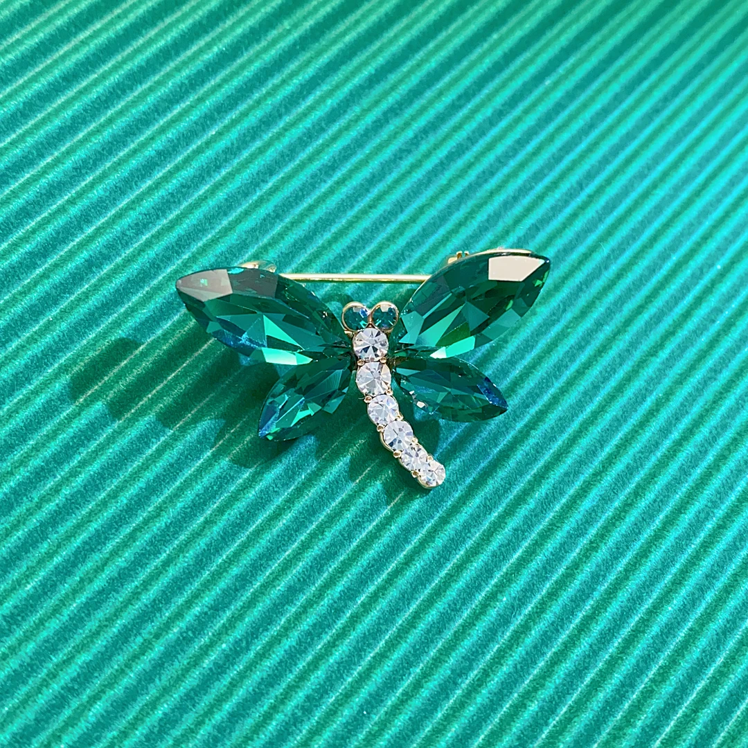 铜合金胸针 奢梵品牌 施华洛系列 小蜻蜓胸针 425