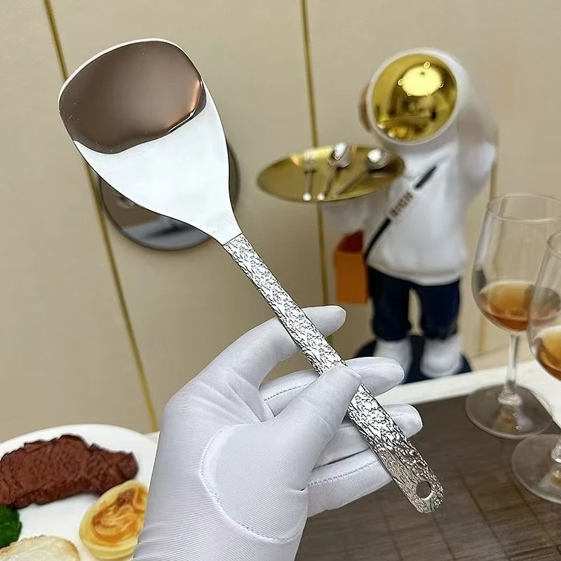 [拼手速 ！！] 不锈钢高颜值锅铲冰裂锤纹家用加厚炒菜铲子