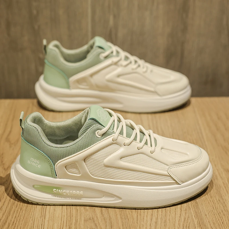 男鞋秋季薄款网面透气跑步休闲运动鞋初中学生夏天鞋子男百搭潮鞋