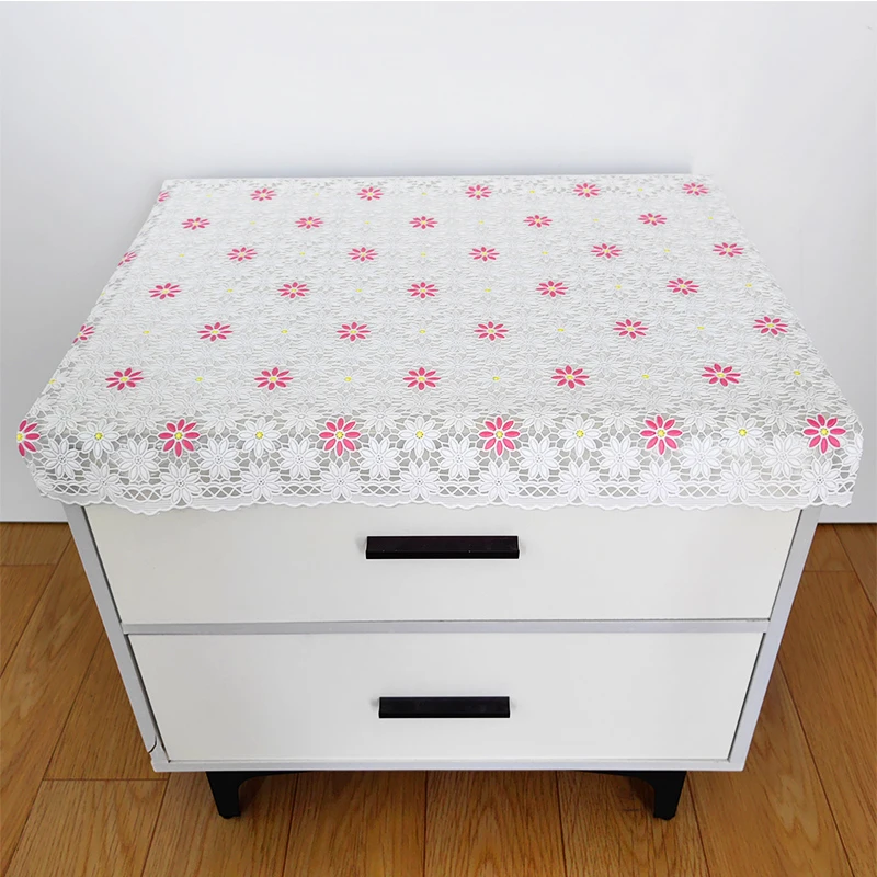 床头柜盖布防水防油免洗电视柜垫冰箱洗衣机盖巾小茶几台布桌布垫