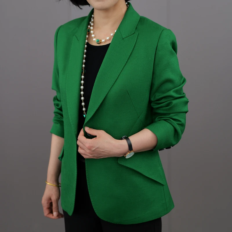 新款简约轻奢高级感高端小西装外套4