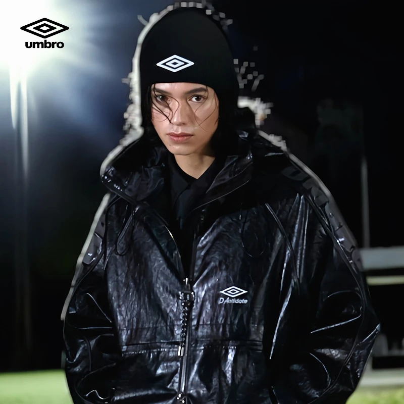 umbro茵宝 X D-Antidote 联名皮衣连帽运动外套夹克U2124460813