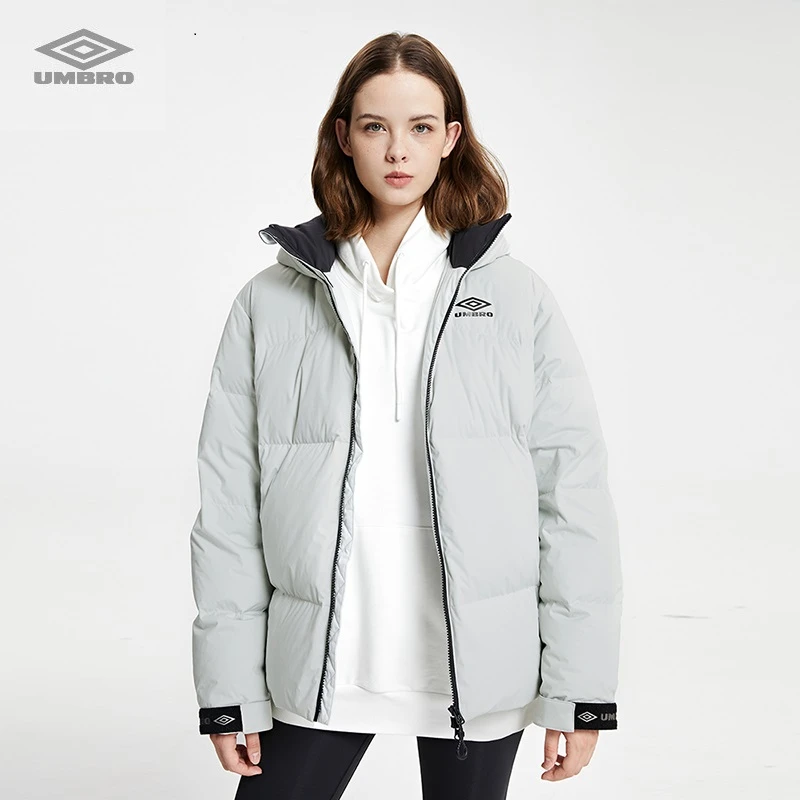 Umbro/茵宝羽绒服男女款冬连帽可拆鸭绒防风保暖外套U2322451015
