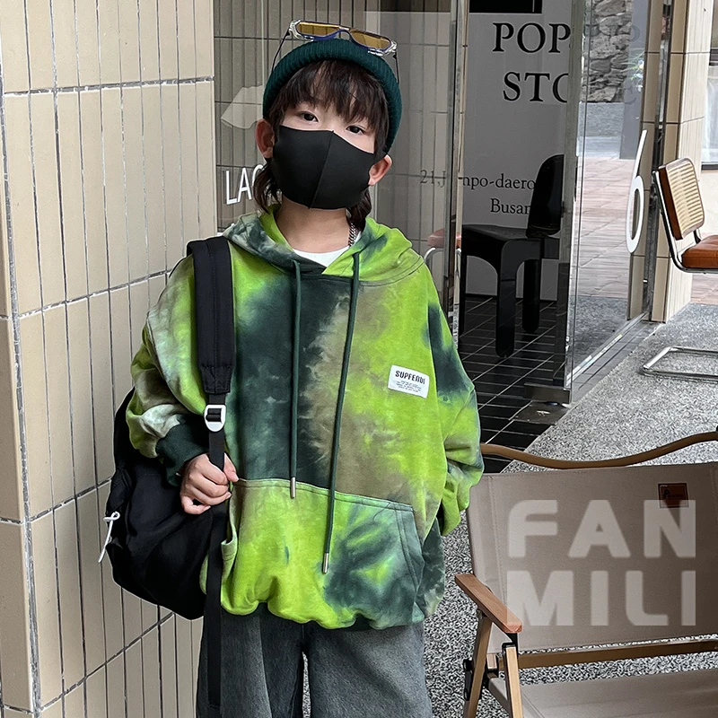 2023新款范米粒男童春秋宽松中大童炸街韩版