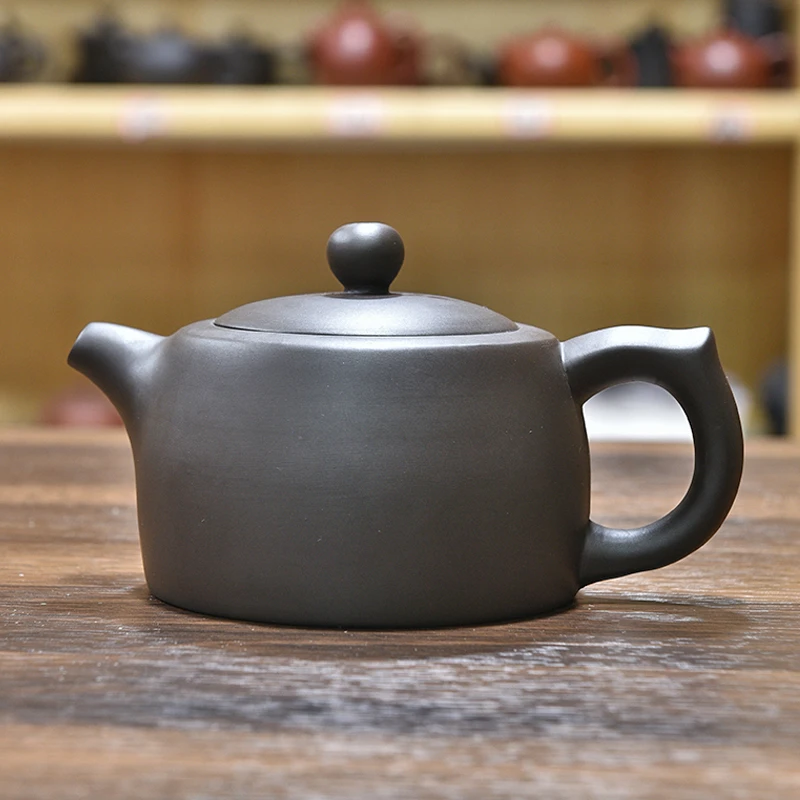 紫砂壶原矿紫泥功夫茶具家用泡茶壶大容量泡茶器单壶茶道井栏壶