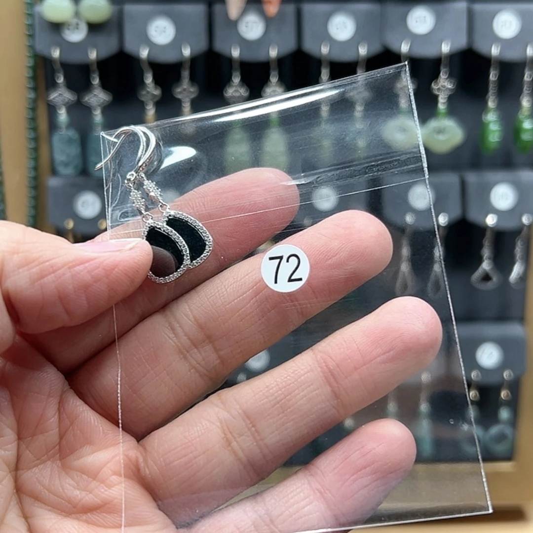 【闪购商品】翡翠耳饰银S925镶嵌?****?