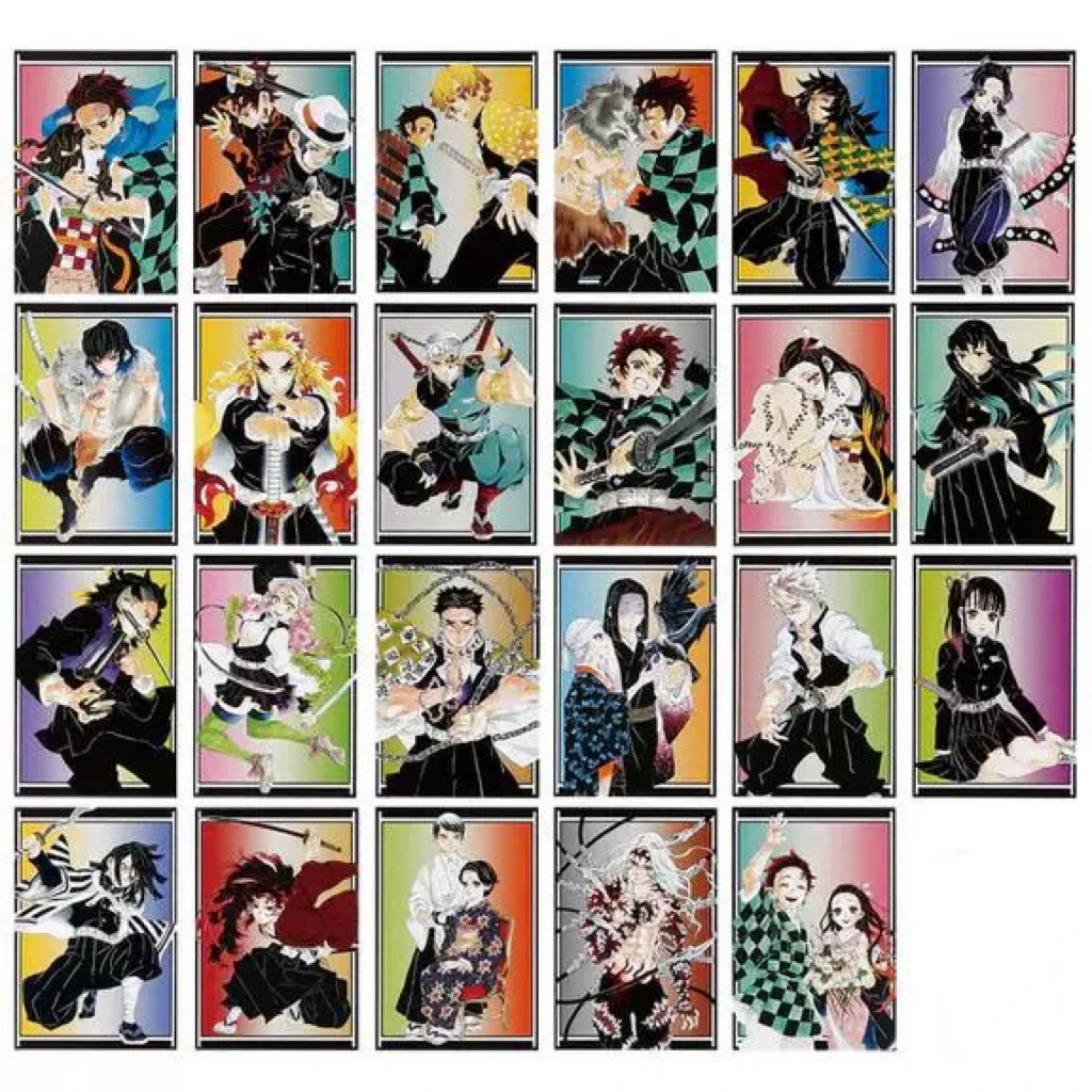 【鬼灭之刃】原画展专场jumpshop烫金明信片 盲盒代拆