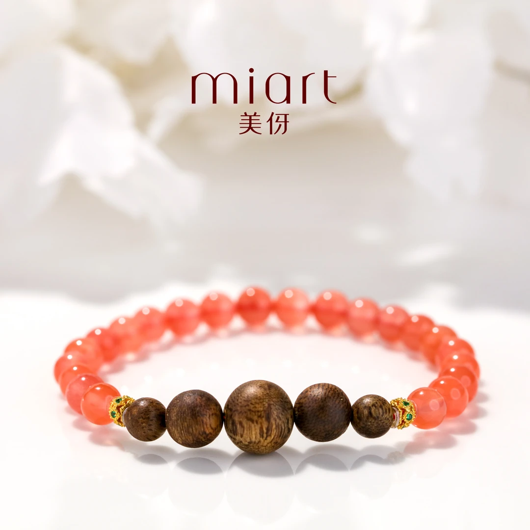 美伢6mm沉香设计款单圈手串【思卿】CX62408025