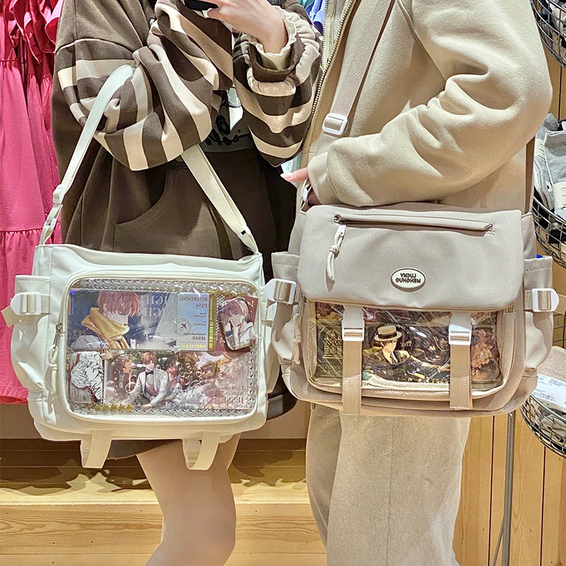 呜咚小铺原创百搭休闲少女单肩斜挎包韩版大容量托特包痛包单肩包