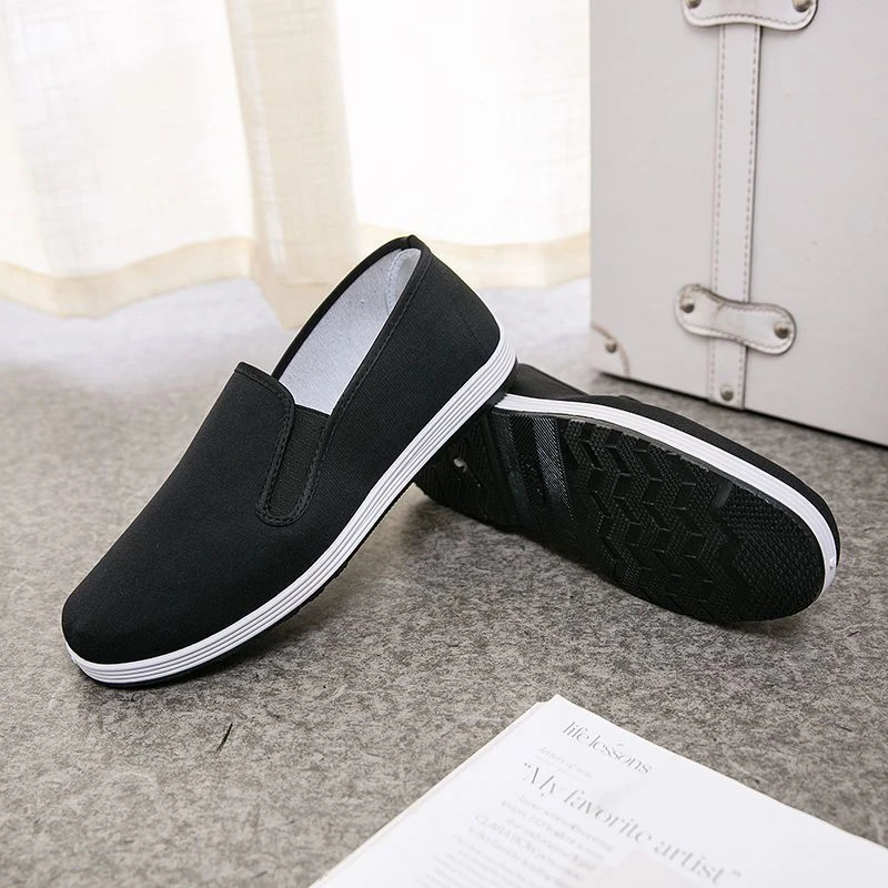 老北京布鞋男夏季千层底布鞋男薄款透气休闲纯手工开车单鞋软底