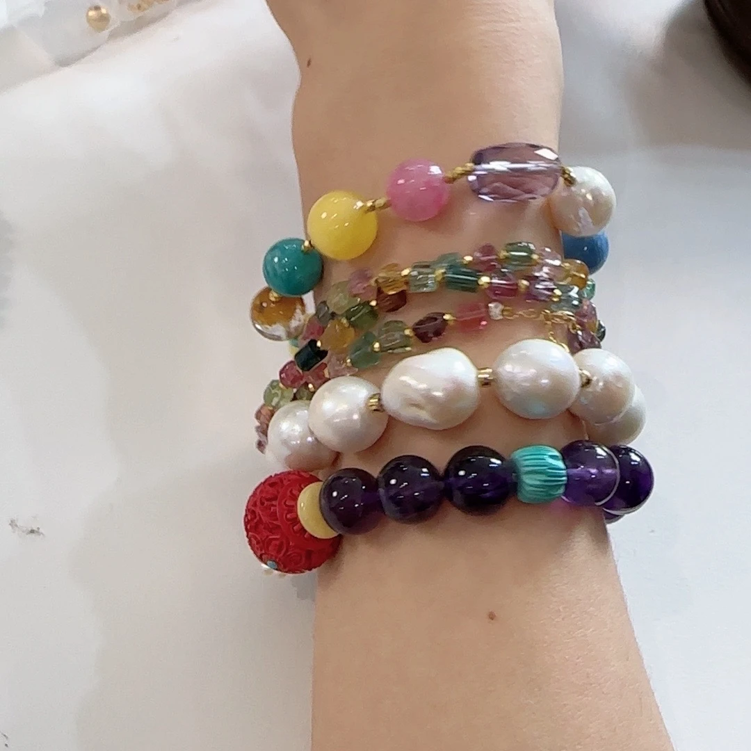 非金属仿水晶手链 ananstudio金灿灿必喜手链sl（多样性发货）