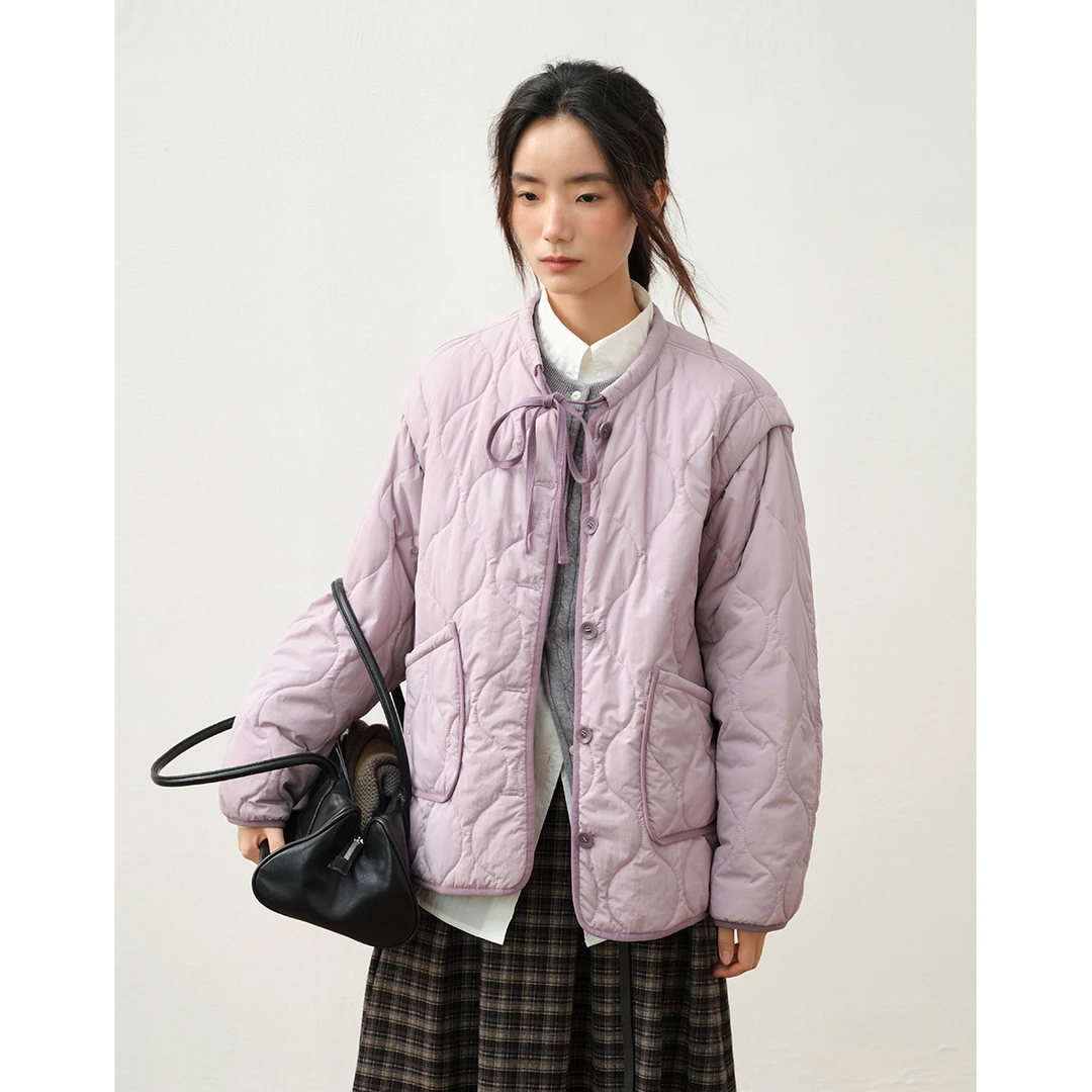 章鱼家【马甲棉服双面穿】可拆卸 可反穿 抽绳棉衣外套轻户外绗缝