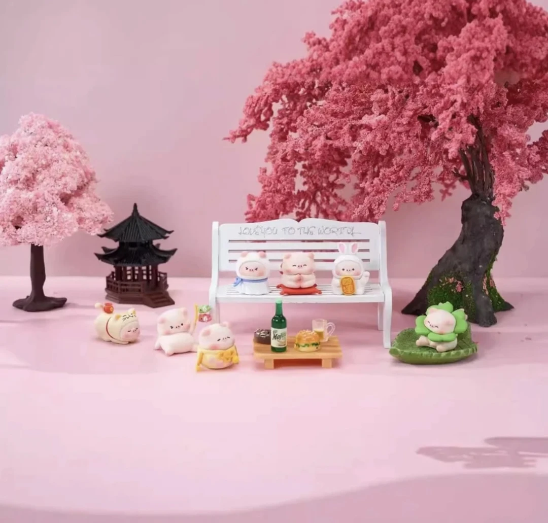 【代拆】宝运猪猪祈福物语系列盲袋潮玩萌粒好看的萌粒