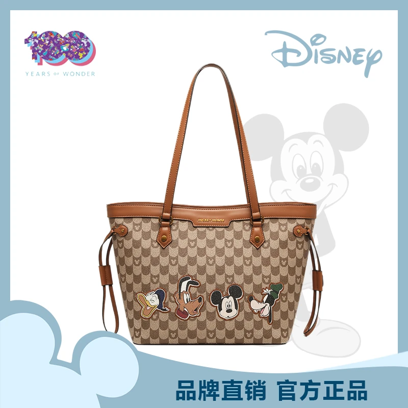 Disney/迪士尼「100周年纪念款」米奇印花通勤轻奢时尚百搭老花包