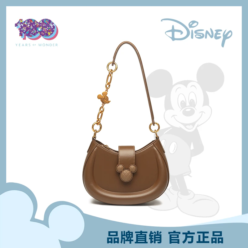 Disney/迪士尼「100周年纪念款」米奇甜甜圈复古小众手提迪士尼女包