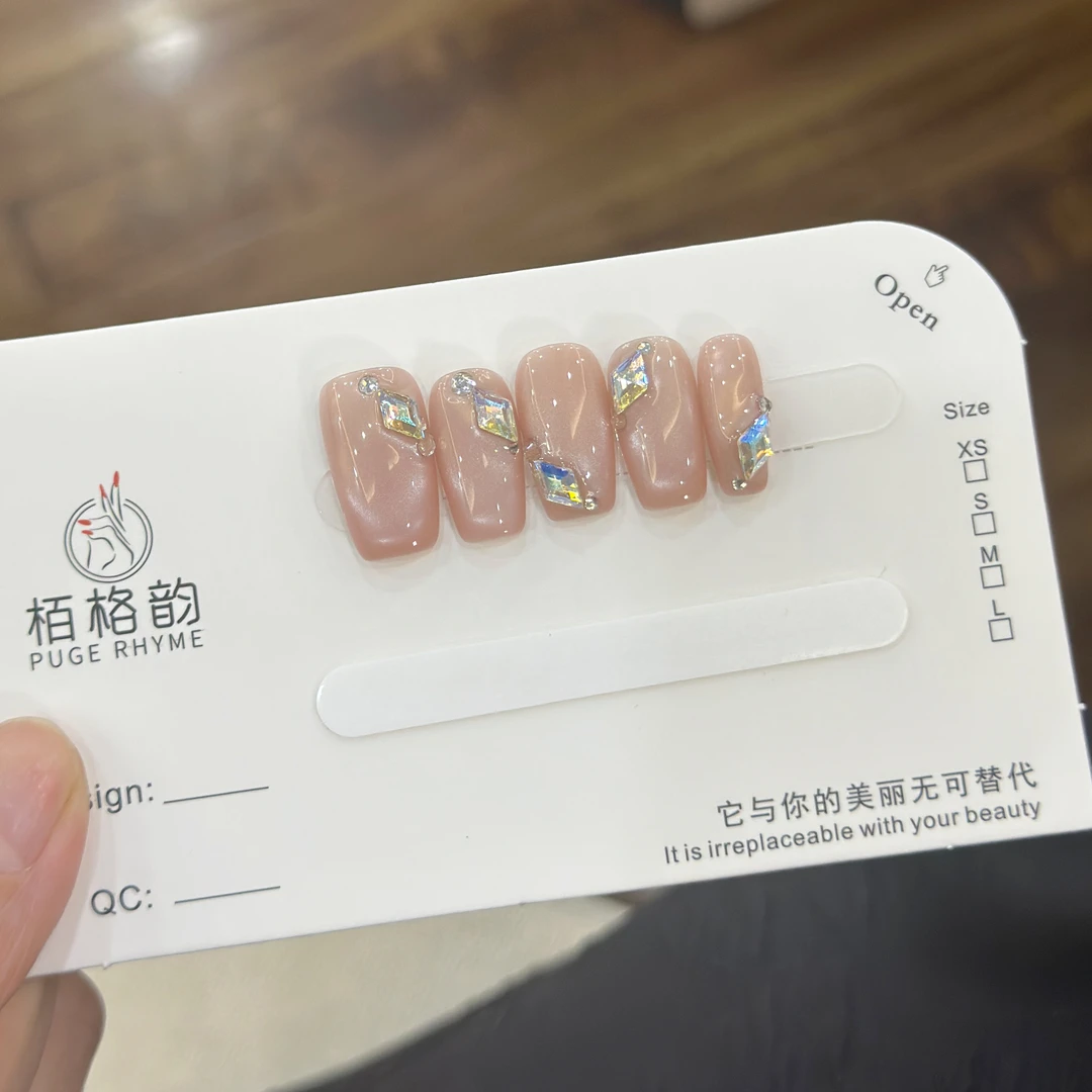 小步舞曲 施家全华 手工定制穿戴甲美甲成品美甲贴片10片