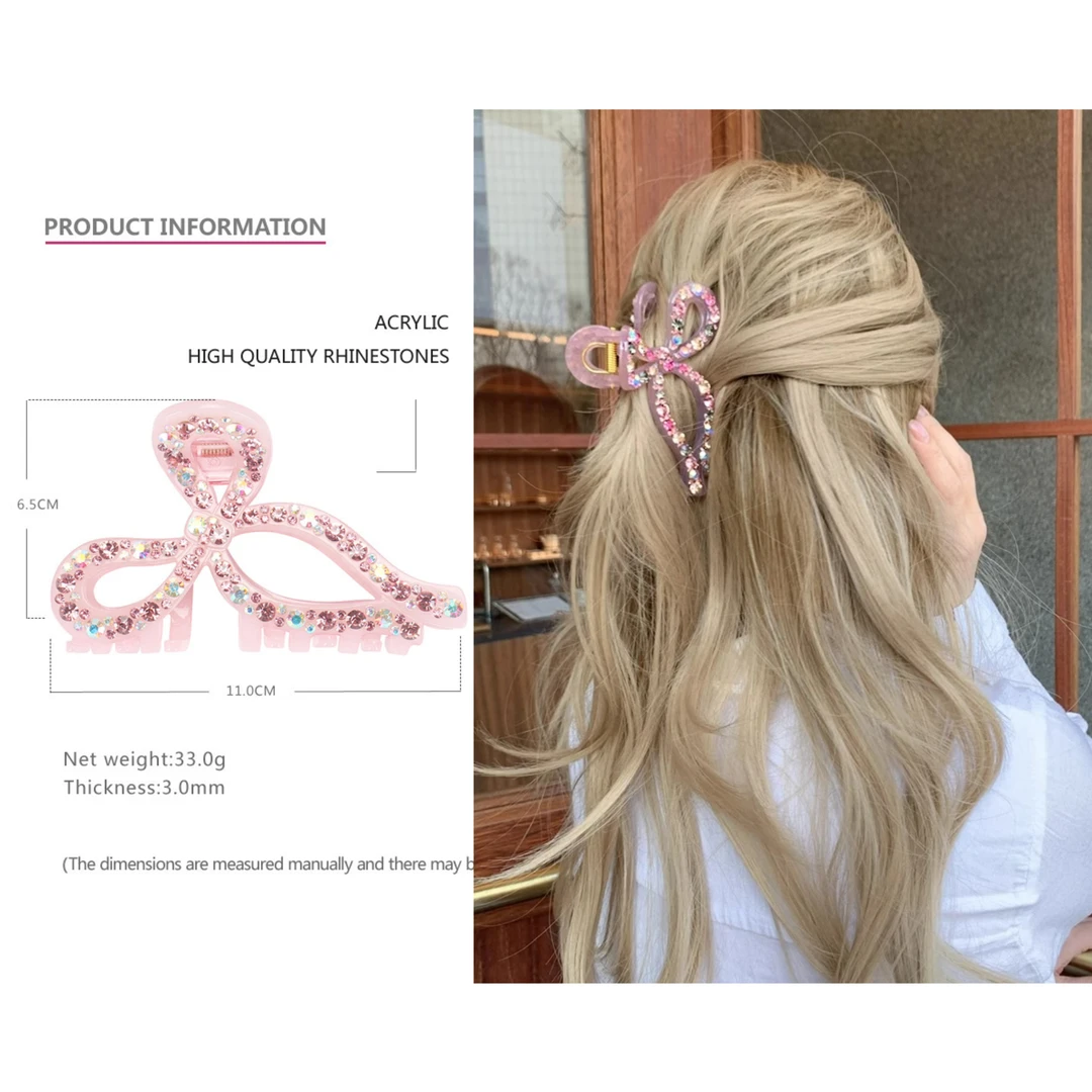 韩国东大门施华洛高货发夹手作款