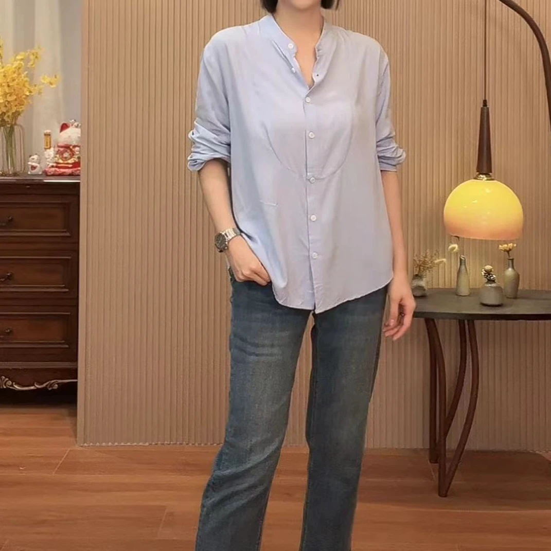 NIUNIU · Mao-531 简约时尚休闲百搭长袖立领衬衫