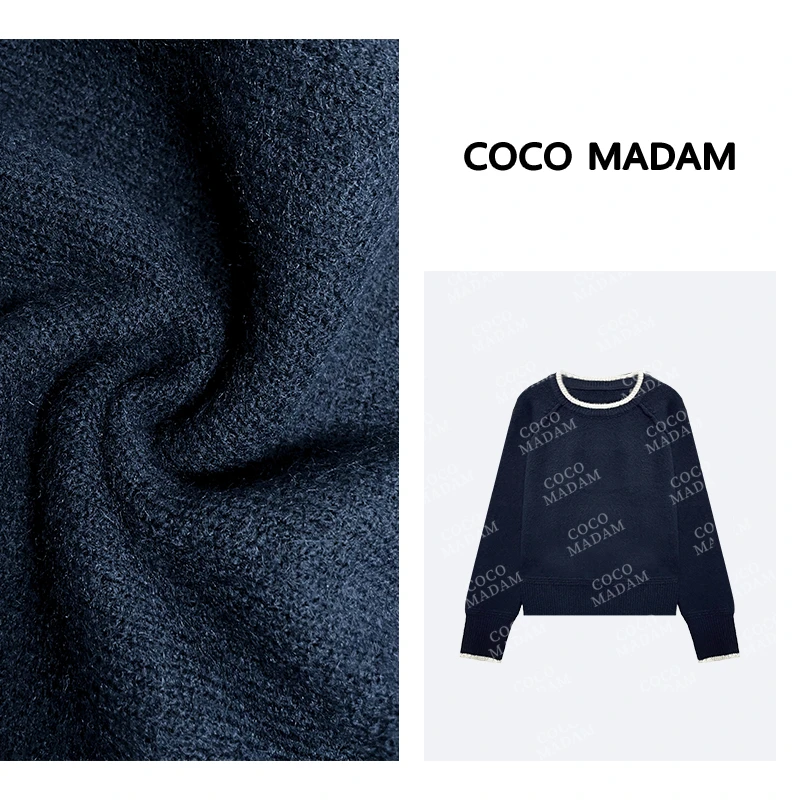 NIUNIU · Mao-898 秋冬气质简约百搭休闲圆领毛衣