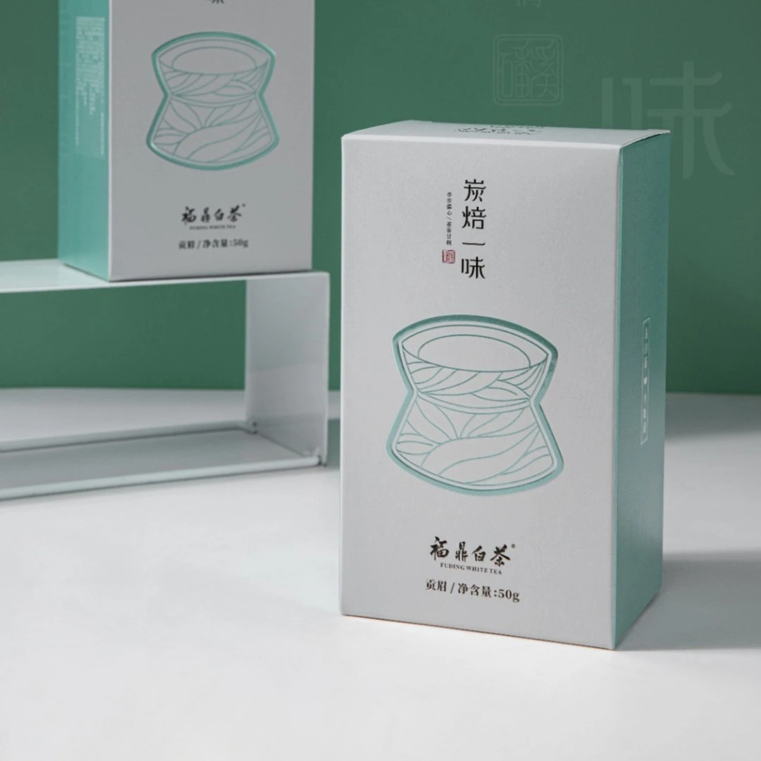 【大黑严选】炭焙一味2018年一级贡眉散茶100g提装-福鼎白茶春季