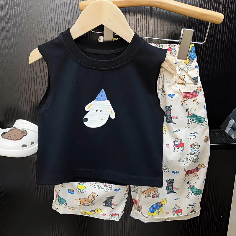 【2025】TDQ-5683韩版儿童印花狗狗裤