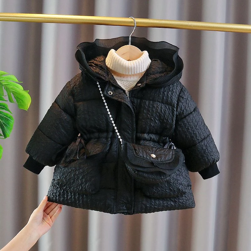 【小扬哥推荐】宝宝棉服冬加厚加绒可爱小女童一岁免洗韩版收腰保