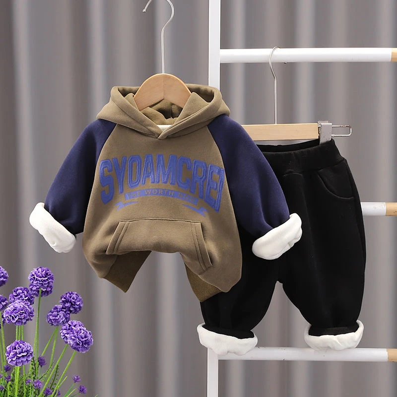 【巴拉甄选】男宝宝秋冬装套装新款婴儿童装帅气男童冬季加绒加厚