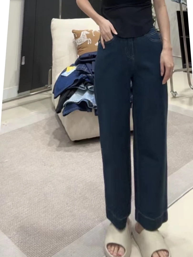 【新A106】镇店之宝 四面弹 弹力窄版九分大法棍  舒适直筒牛仔裤