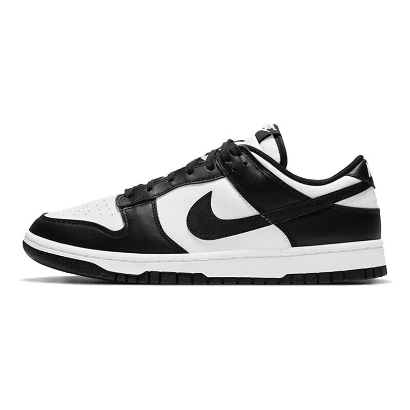 Nike耐克男鞋经典DUNK LOW RETRO黑白熊猫复古休闲板鞋DD1391-100