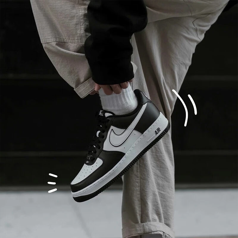 耐克Nike男鞋熊猫配色AIR FORCE 1 '07 运动休闲板鞋DV0788-001