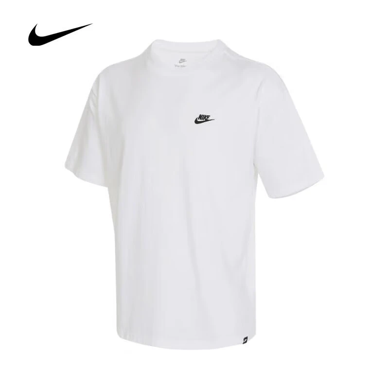 Nike耐克短袖男子夏季休闲训练白色跑步男款运动T恤FV0376-100