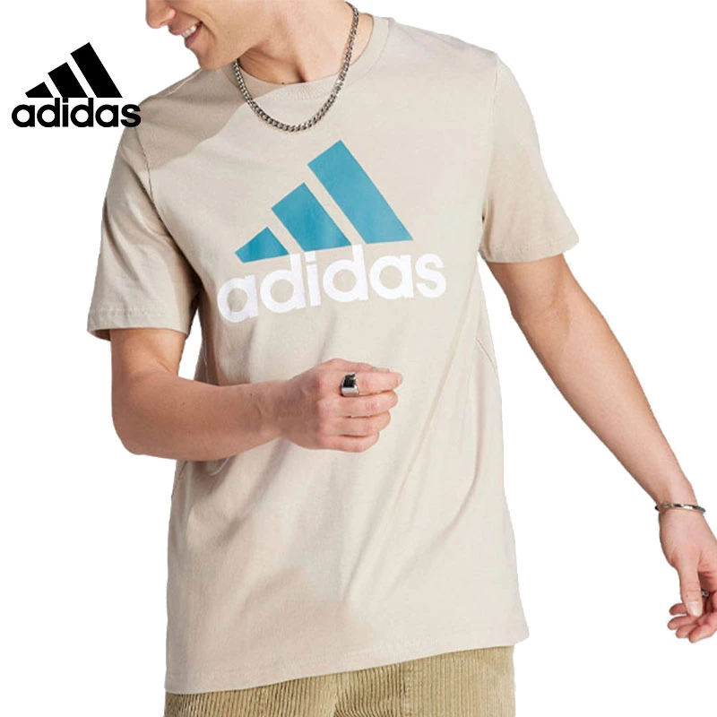 Adidas阿迪达斯短袖男款T恤秋季运动训练休闲舒适圆领上衣IJ8575
