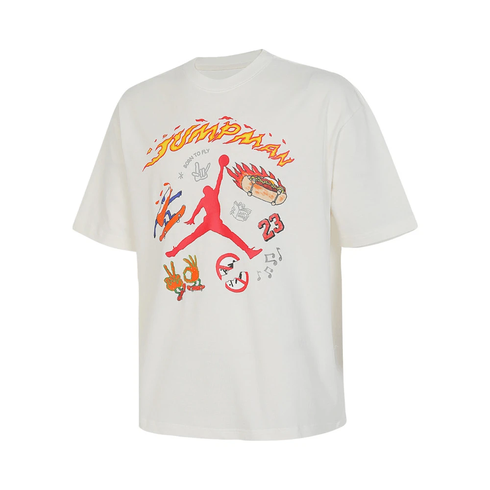 耐克男子AS M J SS OS CREW NECK GCEL 短袖HJ3965-133