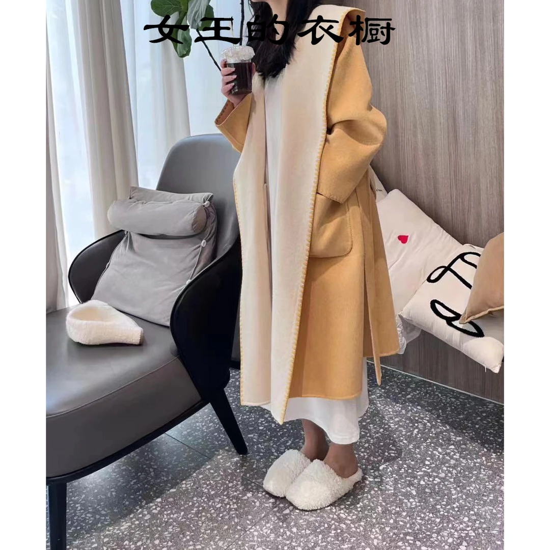 KY-23999【双面穿】羊毛大衣保暖舒适时尚潮流