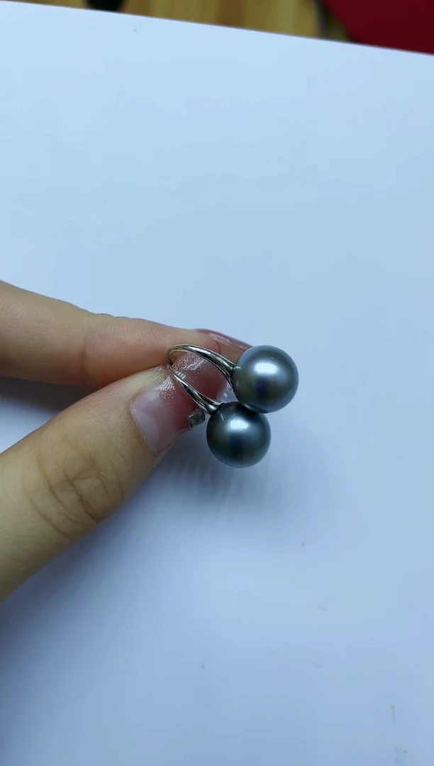 【闪购商品】海水珍珠耳饰银S925镶嵌1