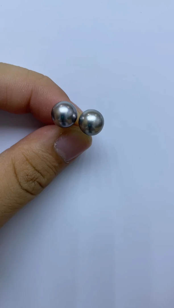 【闪购商品】海水珍珠耳饰银S925镶嵌1