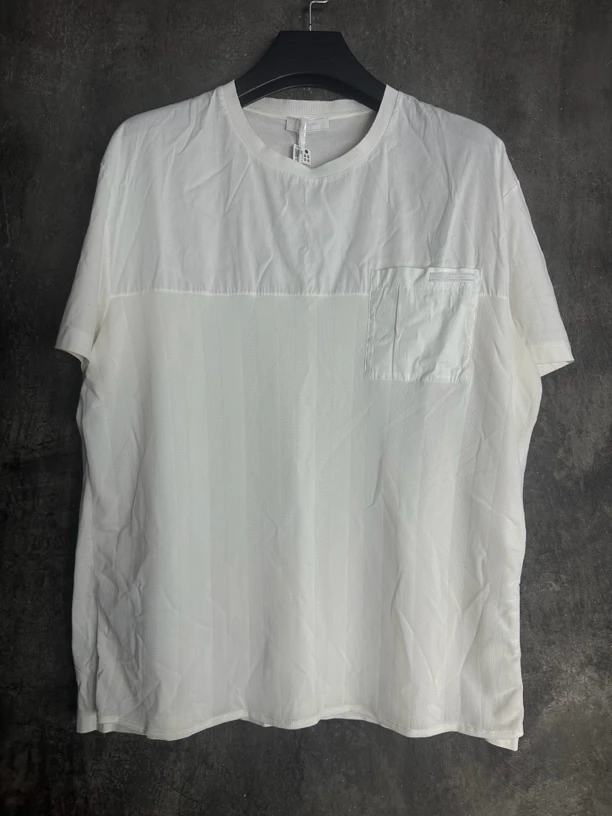 全新未使用 Prada/普拉达 白色胸口口袋短袖