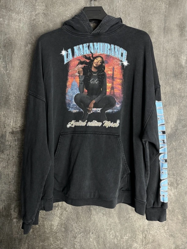 全新未使用/Balenciaga Aya 人像音乐胶囊系列 限量款 连帽卫衣