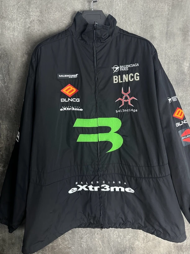 全新未使用/Balenciaga明日世界Gamer刺绣夹克外套冲锋衣