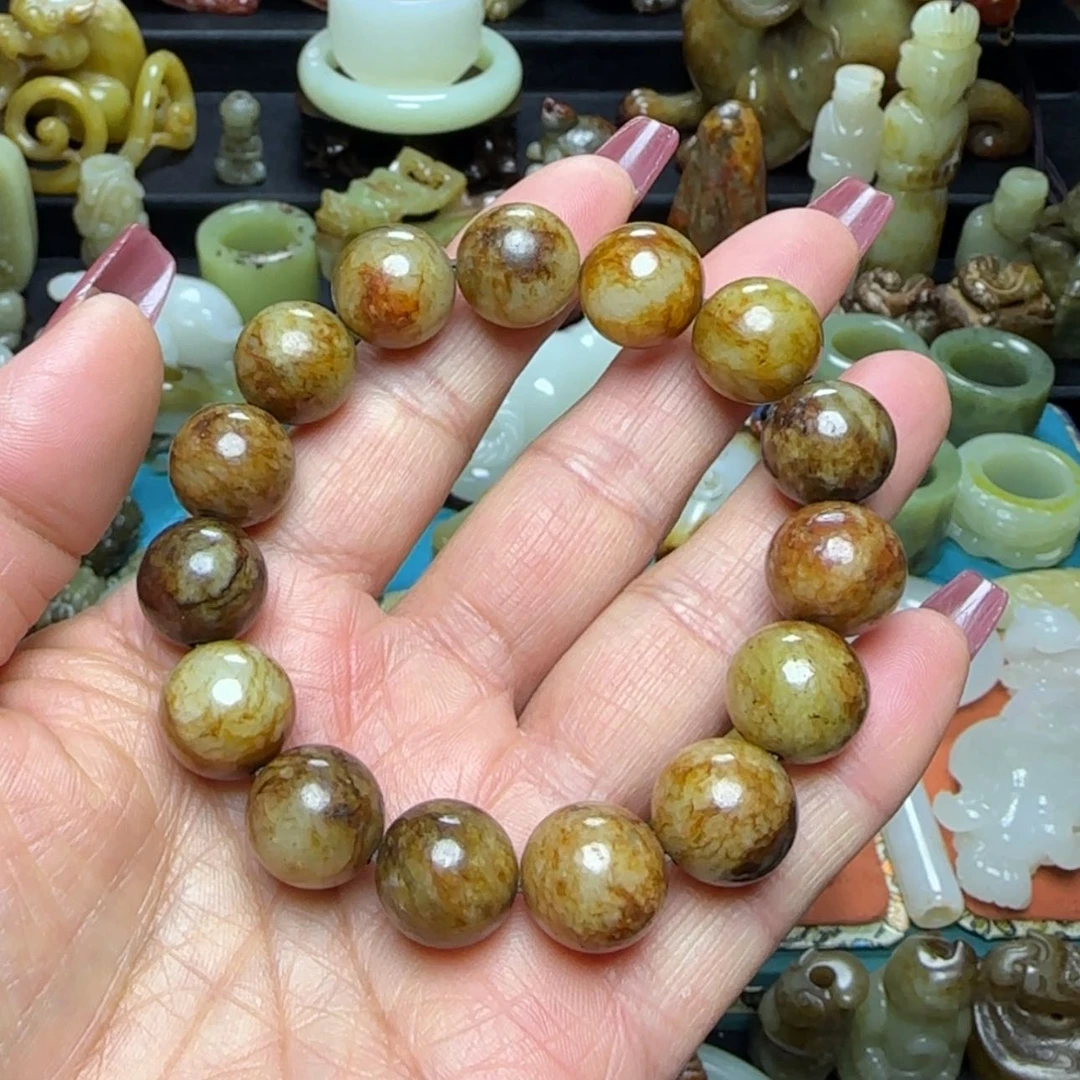 【闪购商品】和田玉手串未镶嵌北*狼